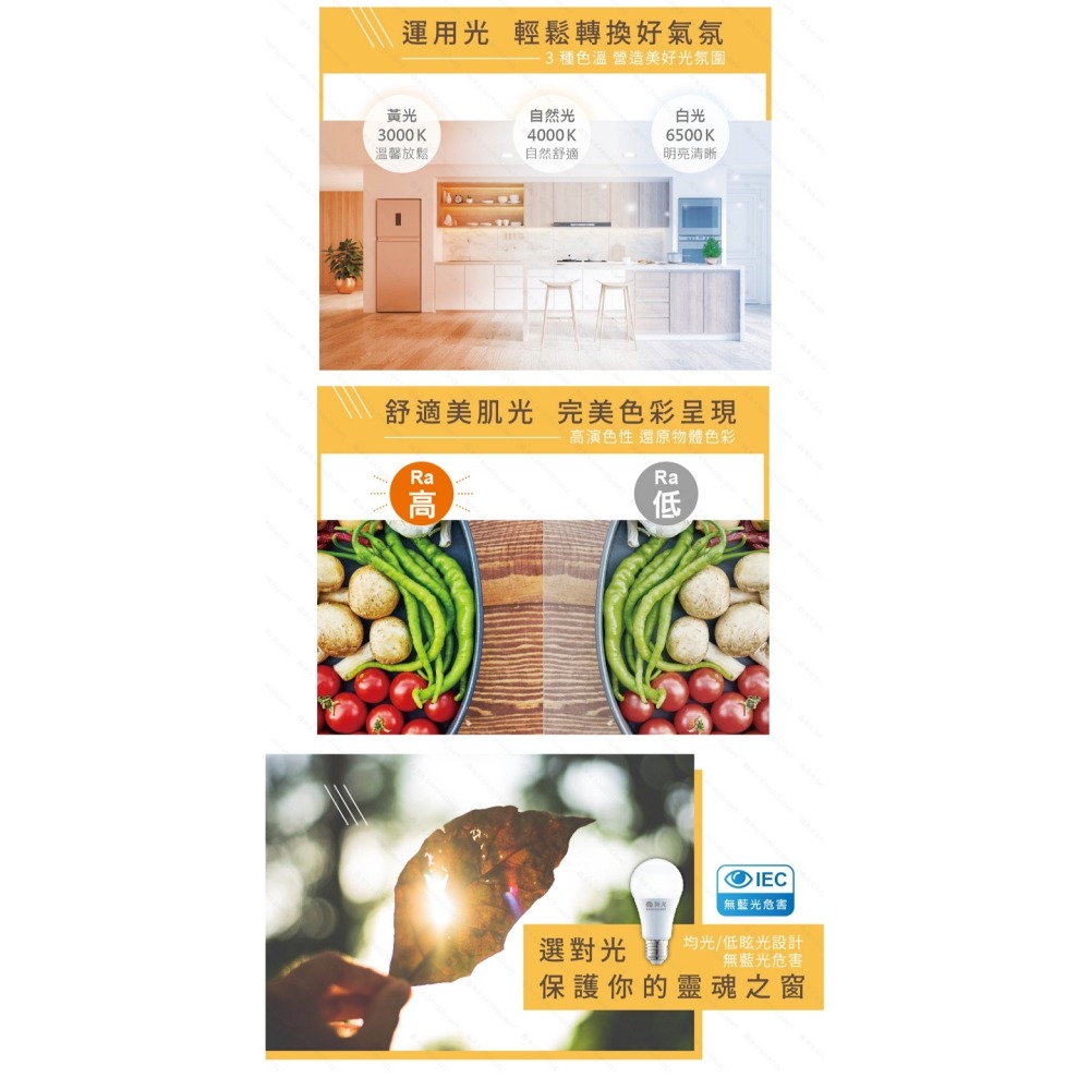 金順心照明 板橋好商量 舞光 LED 20W 25W 38W 50W 燈泡 E27 商業用 燈泡 球泡 夜市 球泡燈-細節圖6