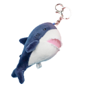 【午夜藍】雙扣件-大鯊魚鑰匙圈