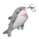 【灰色】雙扣件-大鯊魚鑰匙圈