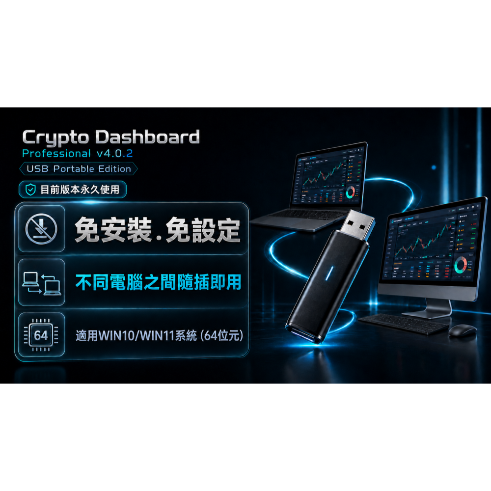 加密貨幣/幣價即時監看系統/WIN10/WIN11-USB隨身碟-細節圖6