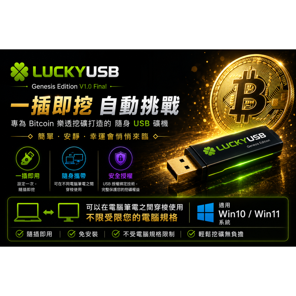 比特幣樂透挖礦-隨身碟-細節圖5