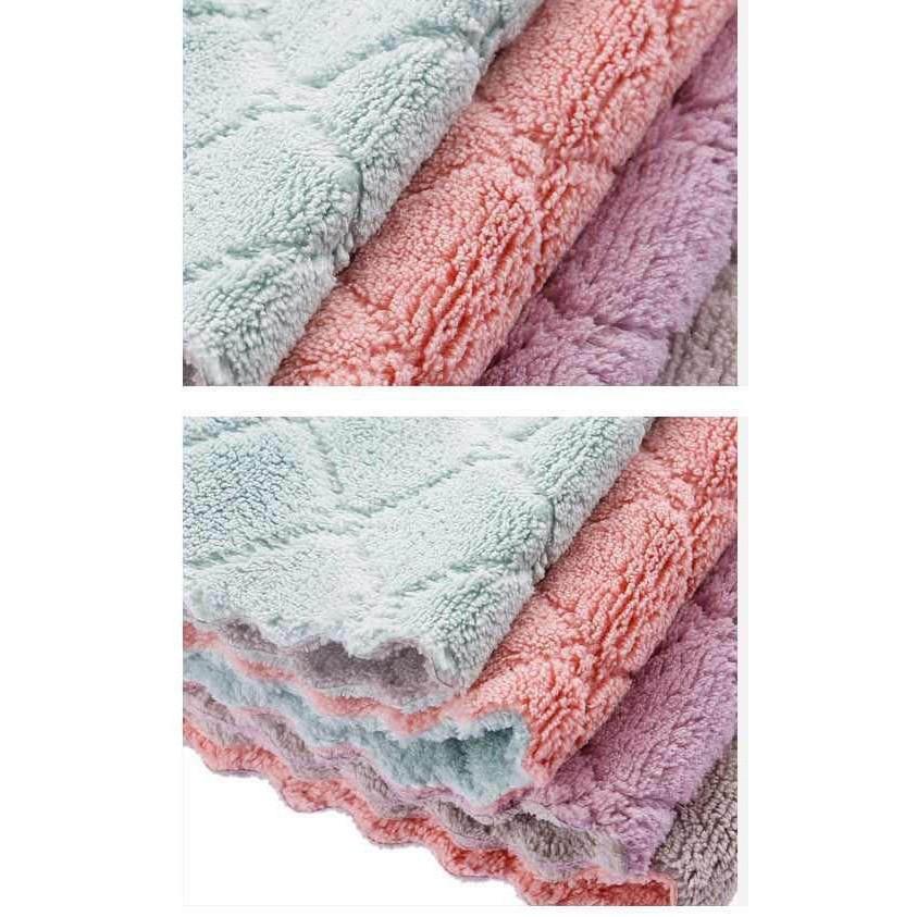 加大雙層珊瑚絨抹布【美日多多】超吸水抹布  吸水性強 不掉毛 加大加厚抹布 不挑色-細節圖6