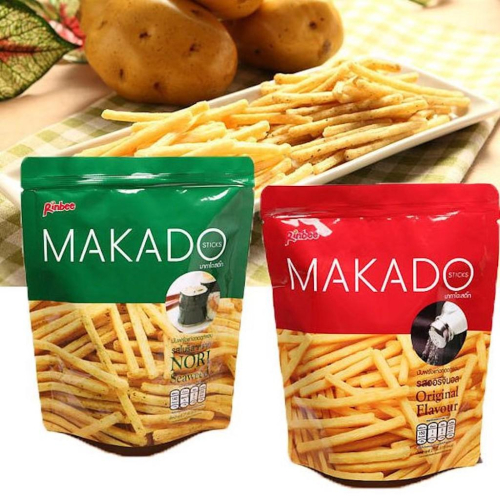 泰國MAKADO 麥卡多 薯條 鹽味/海苔味【美日多多】