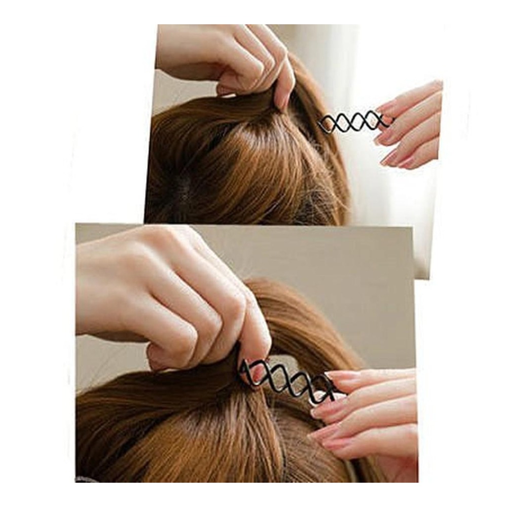 美髮螺旋夾 (2入一組)  螺旋旋轉造型髮夾女人我最大TONY推薦【美日多多】-細節圖2