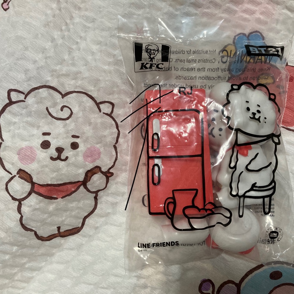 BT21 X KFC肯德基（印尼）公仔-細節圖2