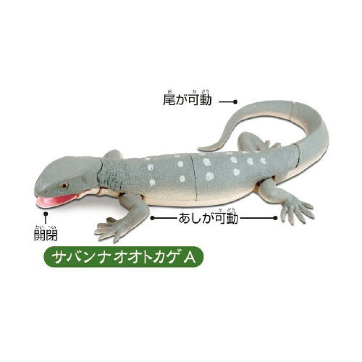 【許願扭蛋機】『現貨』 可動生物模型 巨大蜥蜴篇 全4種 扭蛋 轉蛋 T-ARTS 蜥蝪 可動 公仔-細節圖6