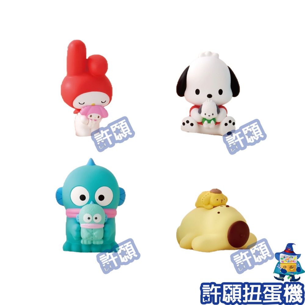 【許願扭蛋機】『現貨』 三麗鷗 角色與玩偶一起公仔 全4種 扭蛋 轉蛋 T-ARTS 布丁狗 人魚漢頓 公仔-細節圖2