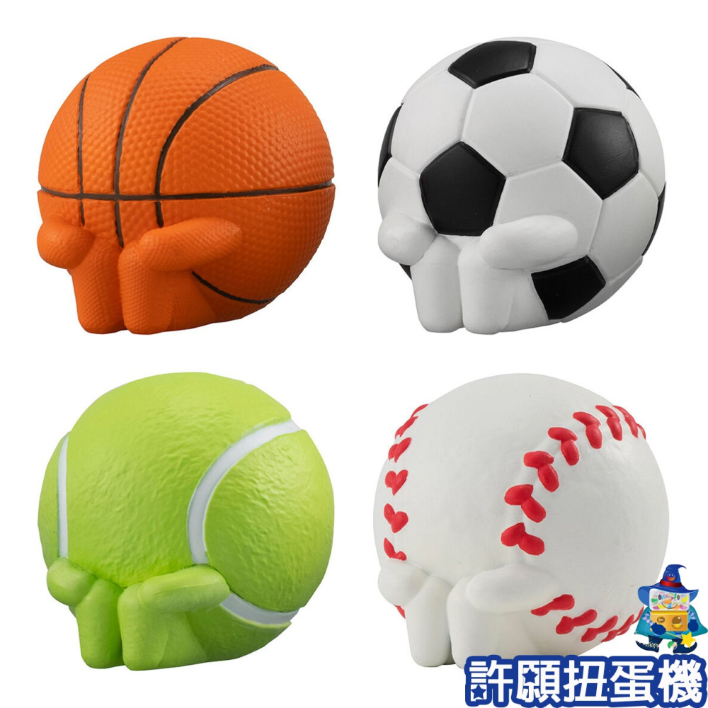 【許願扭蛋機】『現貨』 等待中的球 全5種 扭蛋 轉蛋 BANDAI 等待中 球 公仔-細節圖2