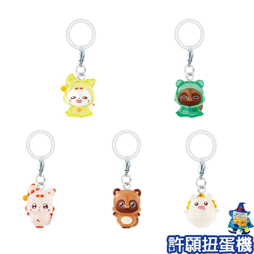 【許願扭蛋機】『現貨』 二尾小狐 TENKO造型吊飾 全5種 扭蛋 轉蛋 BANDAI 狐狸 二尾狐 公仔 吊飾-細節圖2