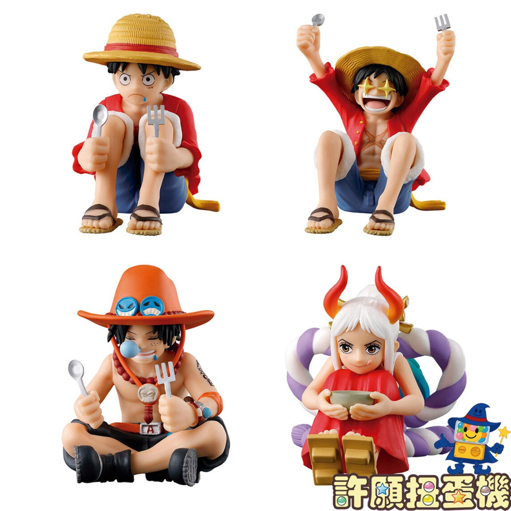 『現貨』 等待中 航海王 全4種 扭蛋 轉蛋 BANDAI 魯夫 公仔 【許願扭蛋機】-細節圖2