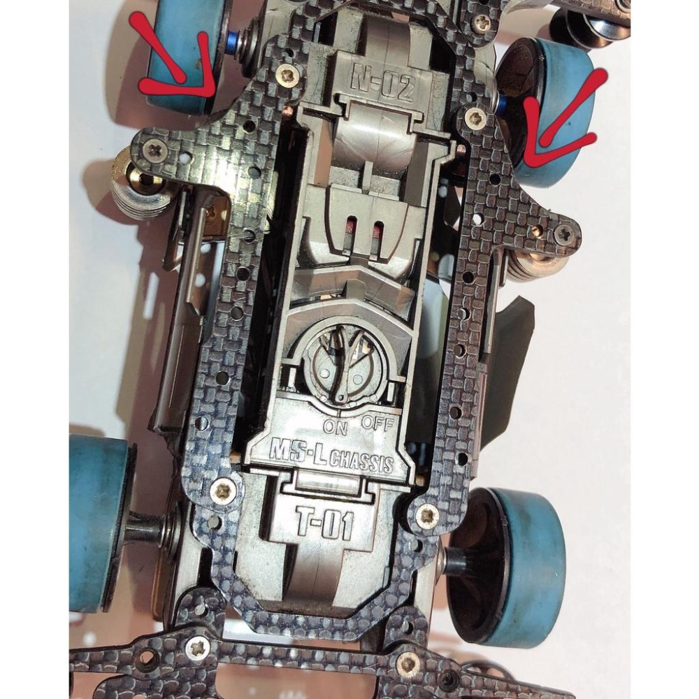 四驅車-碳纖維1.5mm中翼  MS底盤用中翼(一包兩支)-細節圖2
