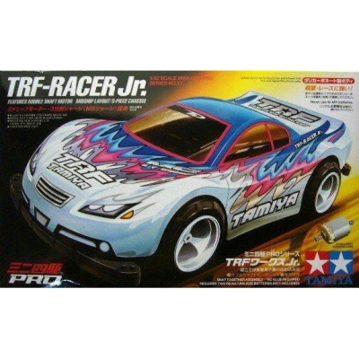 四驅車-田宮18613 TRF-RACER Jr. 透明軟殼房車 PRO(MS底盤)