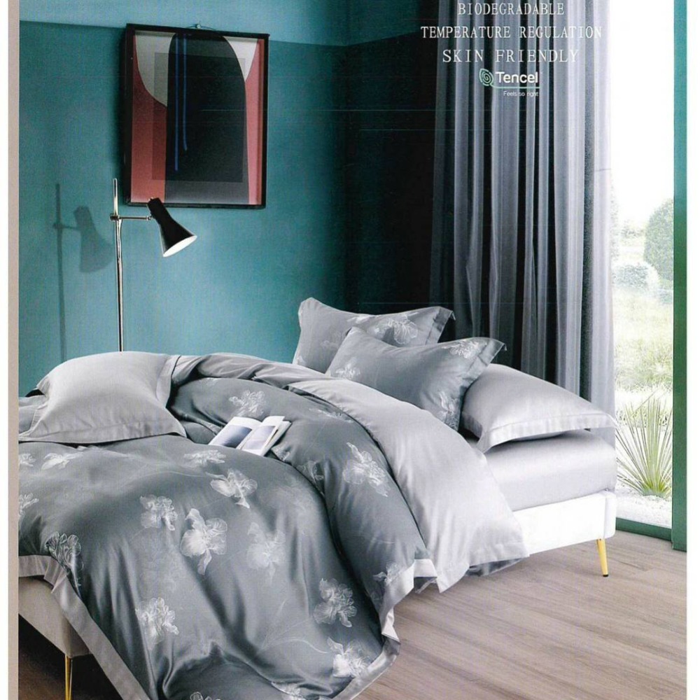 頂級60支 100%萊賽爾天絲 雙人5x6.2鋪棉兩用被床包四件组【嫁妝寢具專賣店】另有加大 內速加高35公分-細節圖10