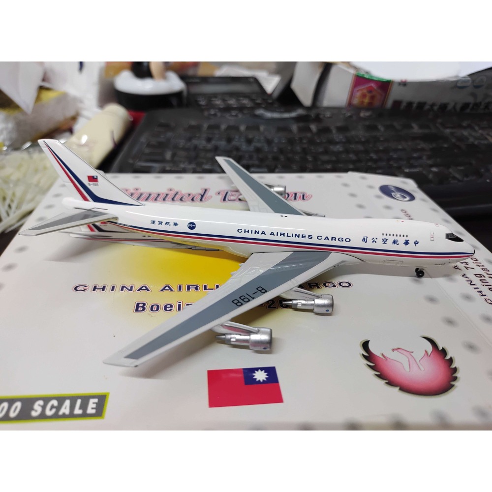 1:400 中華航空 China Airlines 747-200F B-198 Phoenix製作-細節圖2