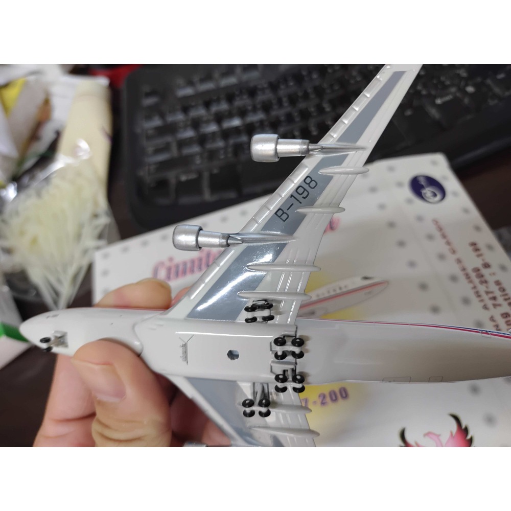 1:400 中華航空 China Airlines 747-200F B-198 Phoenix製作-細節圖3