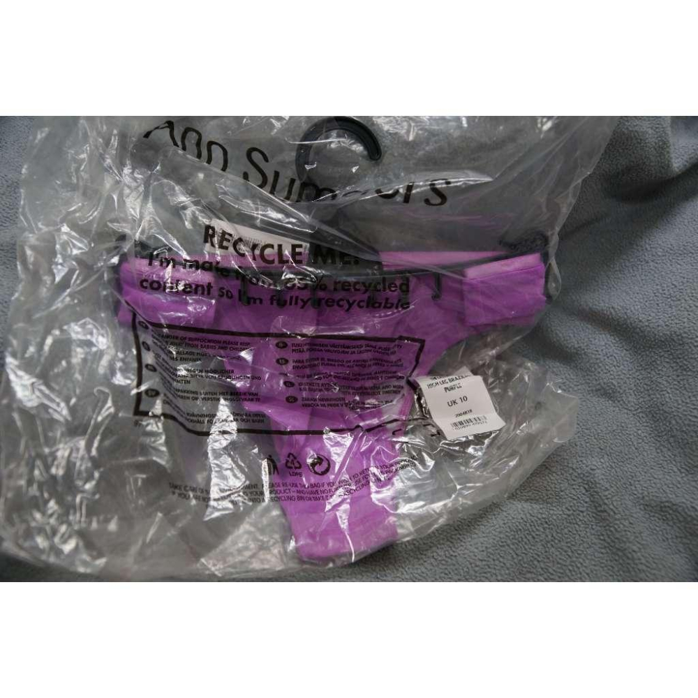 英國知名品牌 ANN SUMMERS 丁字褲 SIZE M(UK 10) 淺紫色 亞洲的L號-細節圖2