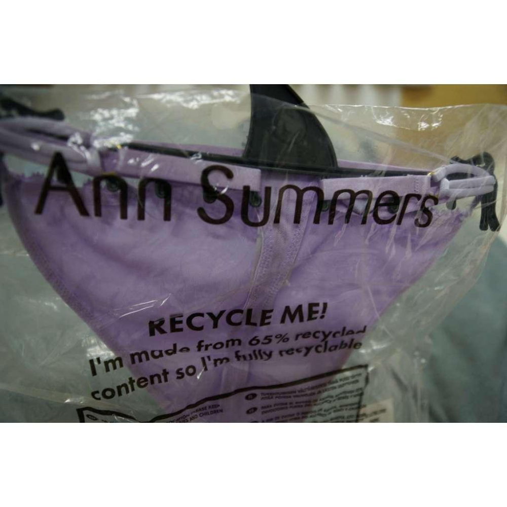 英國知名品牌 ANN SUMMERS 丁字褲 SIZE XXXL(UK 24) 淡紫色-細節圖4