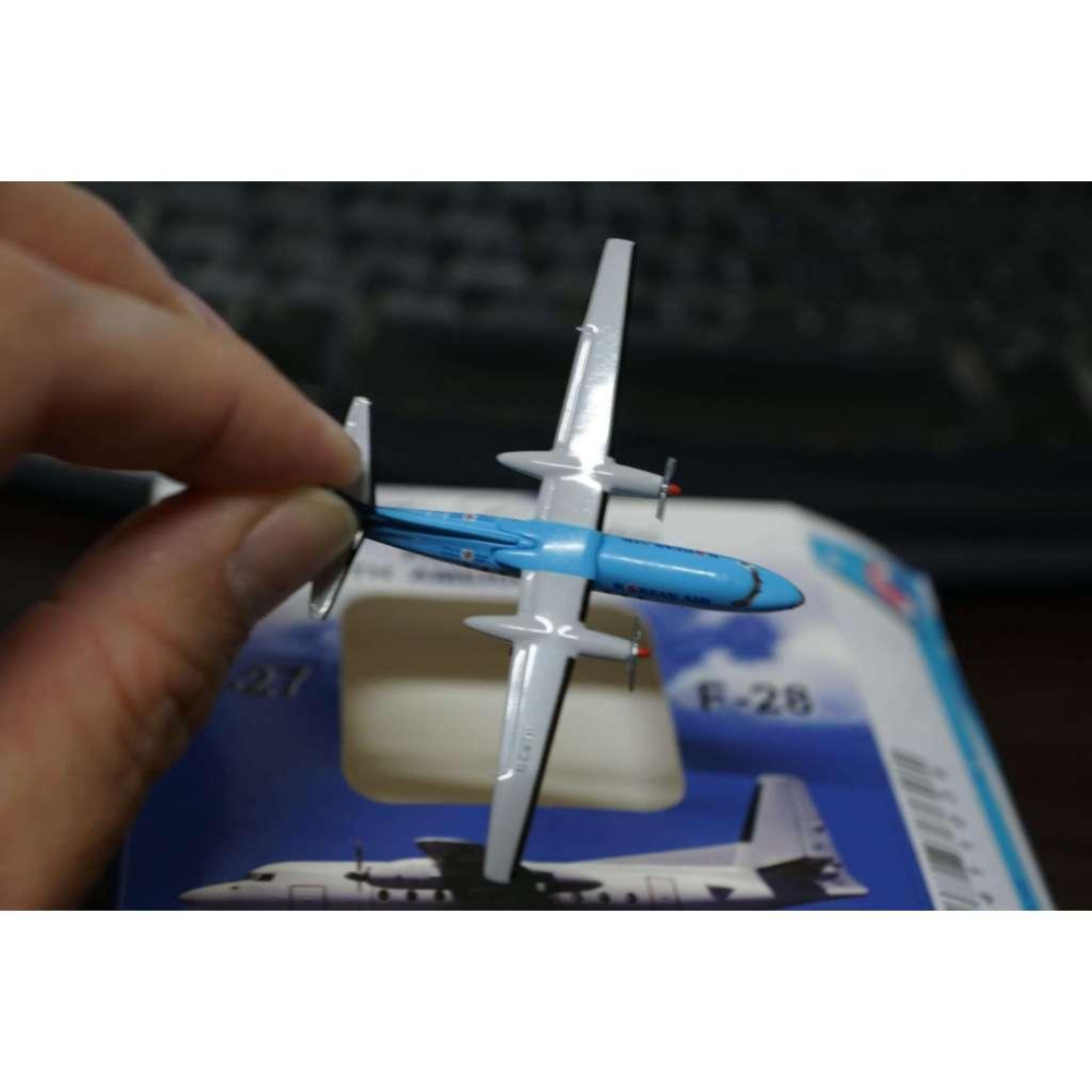 1:400 大韓航空 KOREAN AIR FOKKER F-27 AERO CLASSICS製作 非常少見-細節圖3
