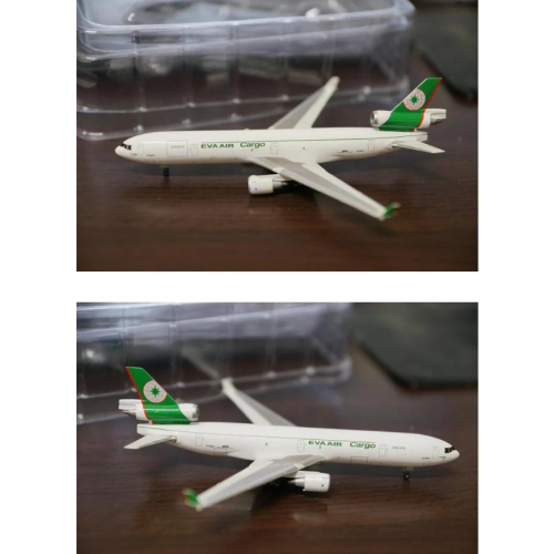 1:400 長榮航空 MD-11F 全貨機 舊塗裝 JET-X製作 無原盒裝 有硬殼裝載