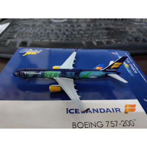 1:400 冰島航空 ICELANDAIR 極光彩繪機 757-200 Gemini Jets製作