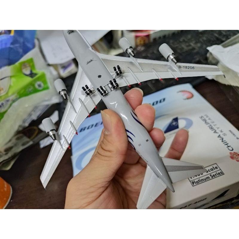 1:400 中華航空 China Airlines 747-400 B-18206 SkyTeam 彩繪 Phoenix-細節圖3