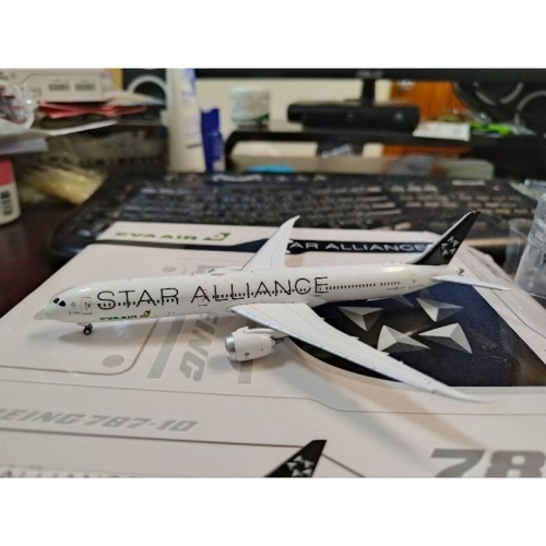 1:400 長榮航空 Eva Air 787-10 Star Alliance彩繪 B-17812 JC Wings製作