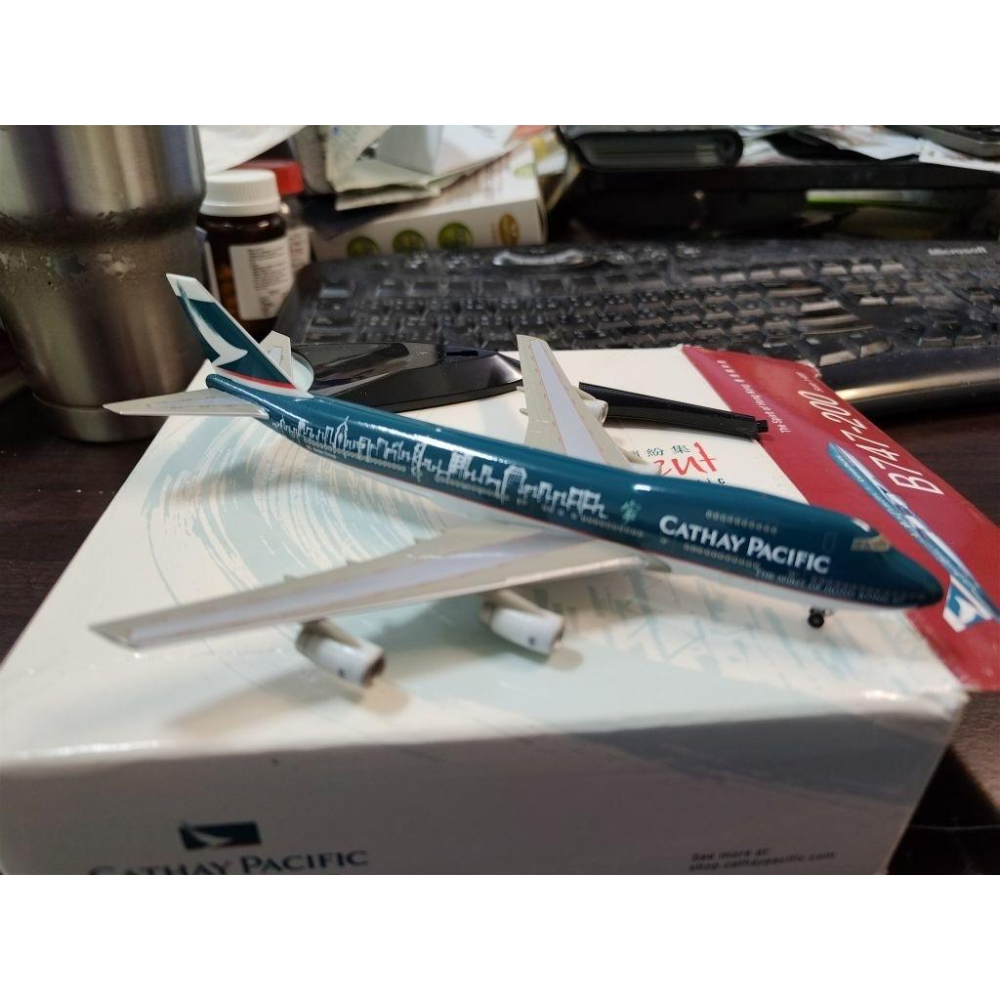 1:400 國泰航空 Cathay 747-200 B-HIB 亞洲精神號 國泰航空官方出版-細節圖2