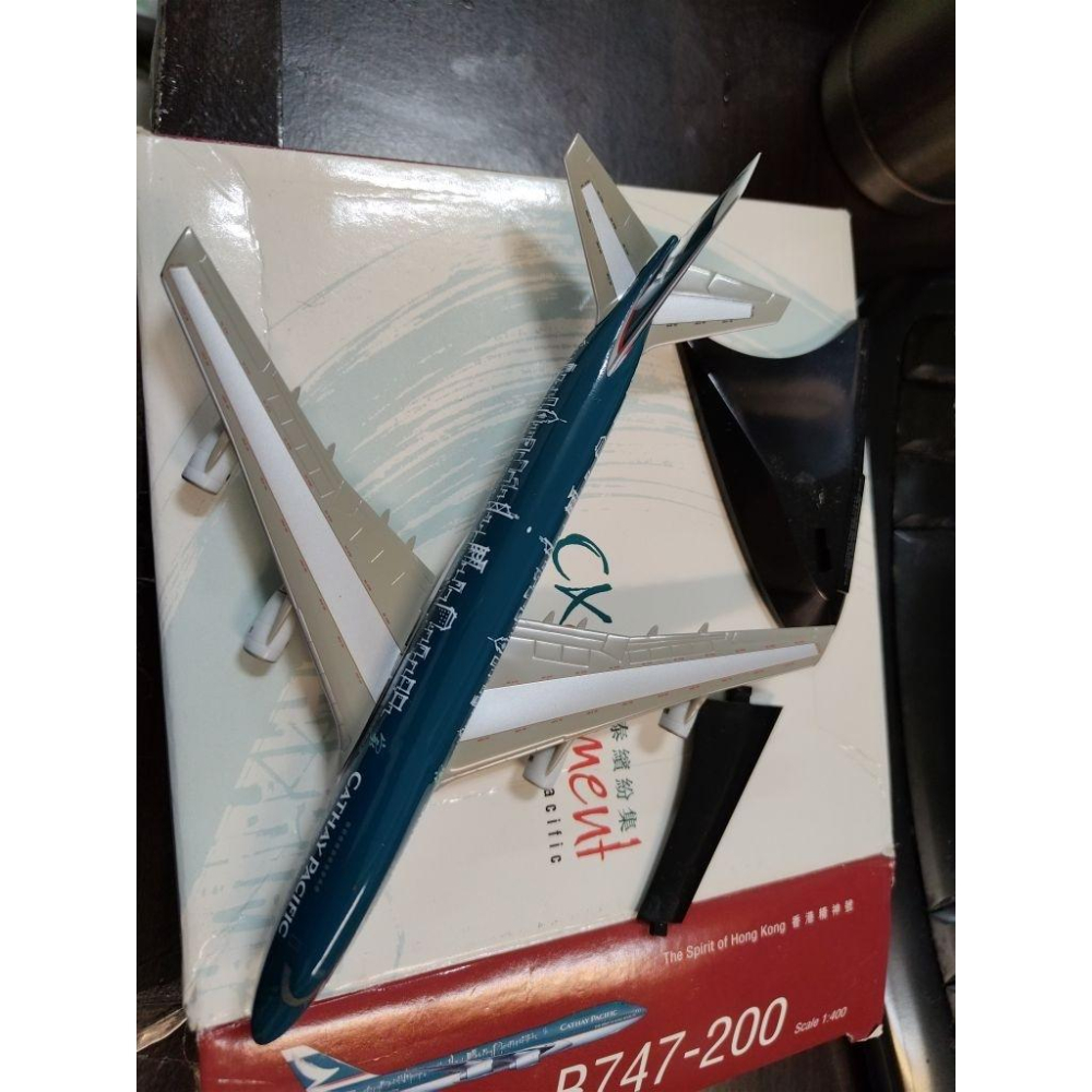 1:400 國泰航空 Cathay 747-200 B-HIB 亞洲精神號 國泰航空官方出版-細節圖6