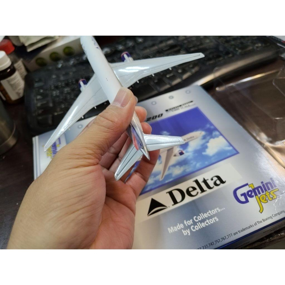 1:400 達美航空 Delta 777-200ER N863DA GEMINI JET製作-細節圖4