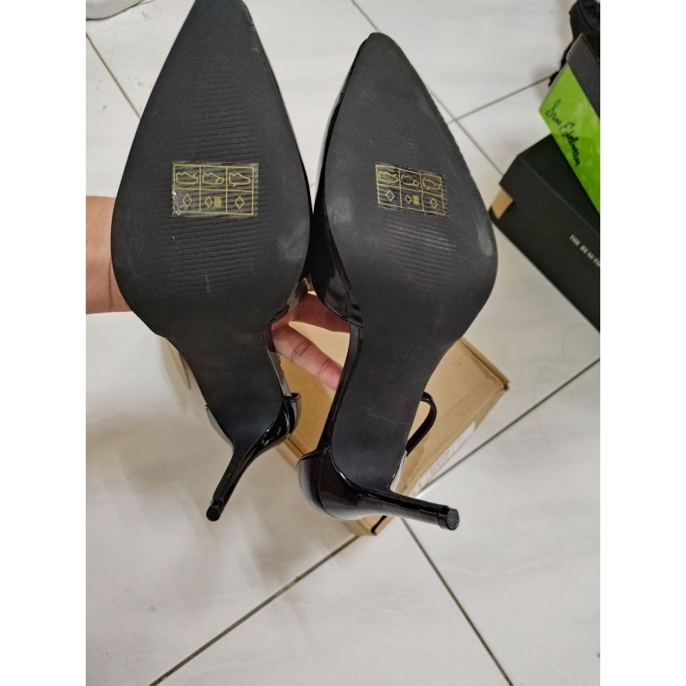 Journee Collection 腳踝扣帶 黑色 高跟鞋 跟高11.5公分 u.s. 11號 (適合44號穿著)-細節圖5