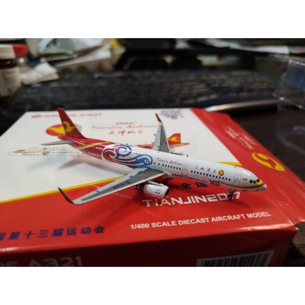 1:400 天津航空 Tianjin Airlines A321 tianjin 2017 B-8389 JC製作-細節圖2