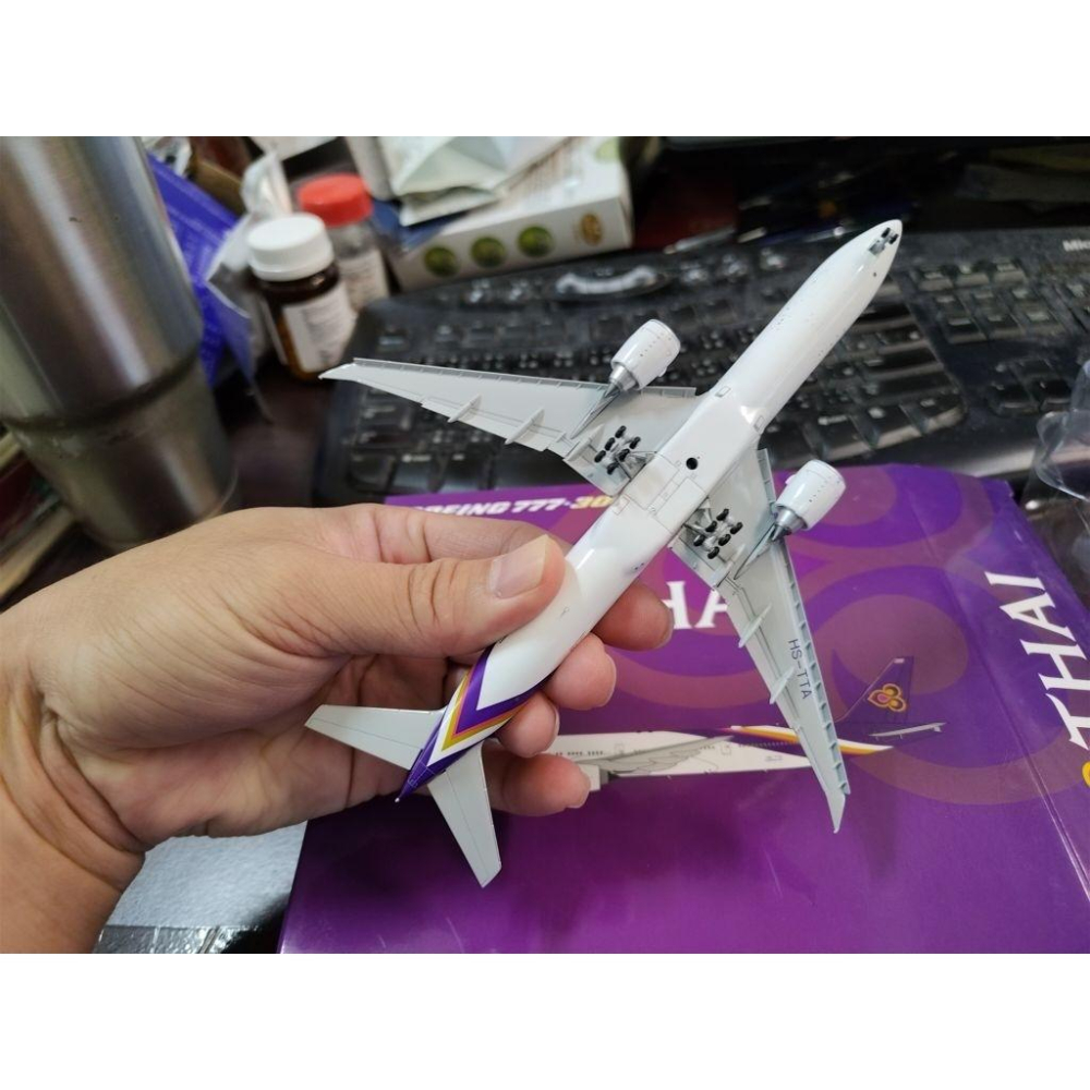 1:400 泰國航空 Thai 777-300ER flaps down HS-TTA JC Wings製作-細節圖5