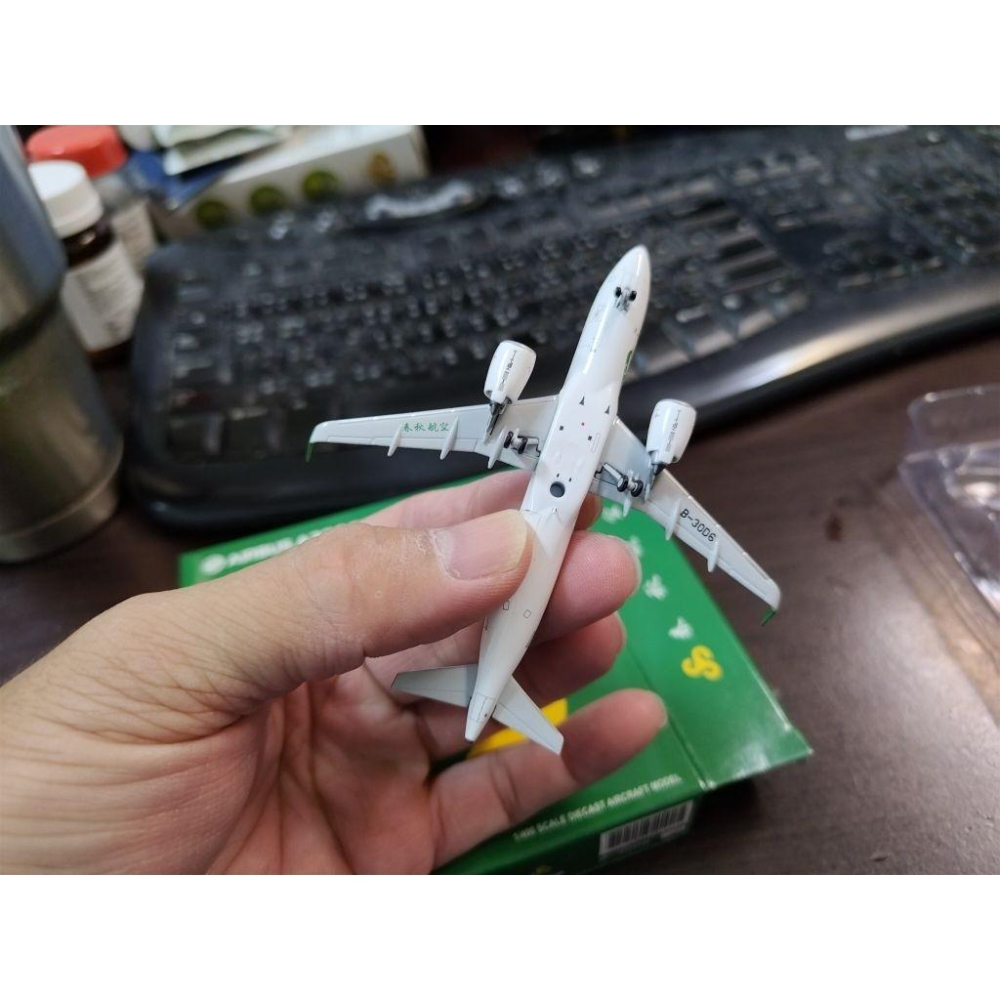 1:400 春秋航空 SPRING AIRLINES A320NEO B-30D6 JC WINGS 製作-細節圖4