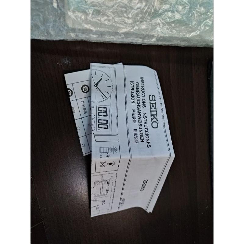 SEIKO QHE-152S 多功能電子鬧鐘 黑白 寶島鐘錶購買 有保固 送電池-細節圖6