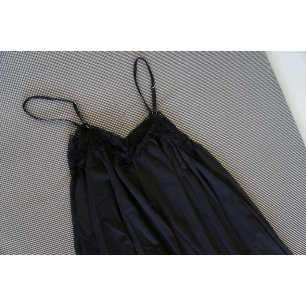 性感綁帶蕾絲誘惑開叉性感睡衣 黑色  FREE SIZE-細節圖2