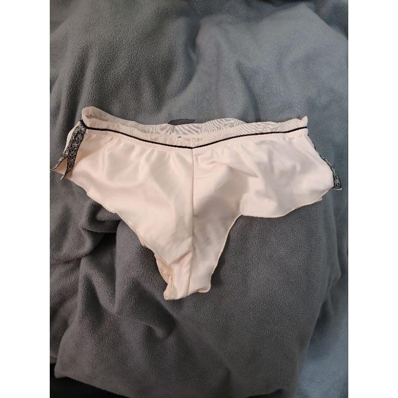 法國知名品牌 PRETTY LILY - SALMON PALE 丁字褲 典雅 T38/40 M/L號-細節圖2