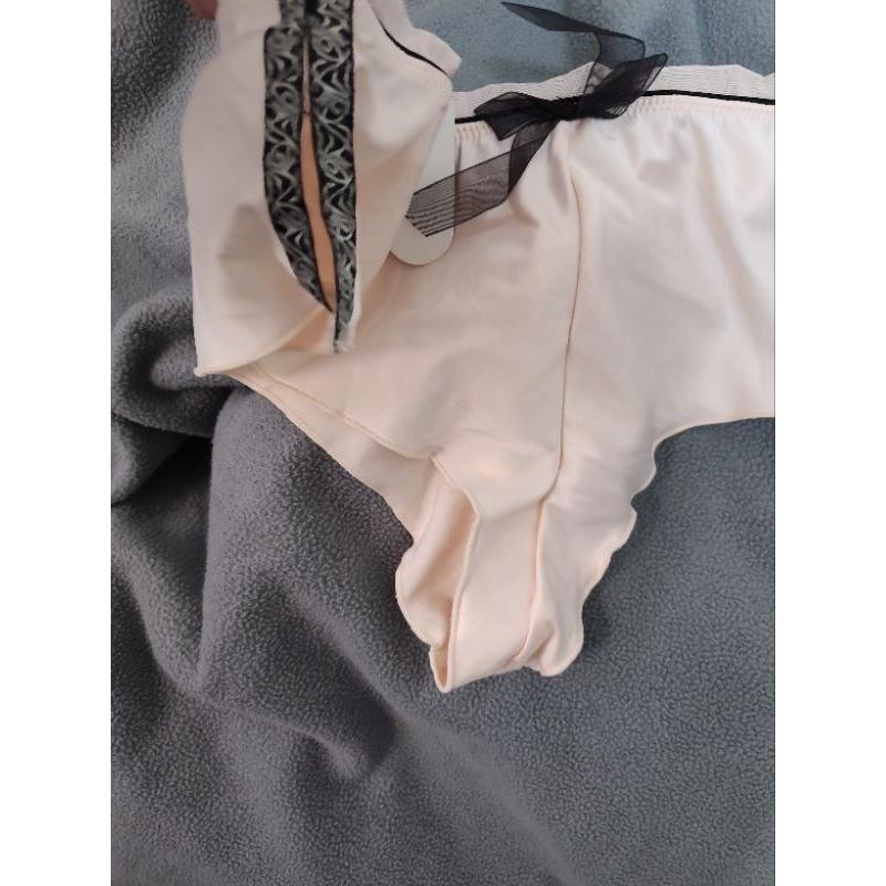 法國知名品牌 PRETTY LILY - SALMON PALE 丁字褲 典雅 T38/40 M/L號-細節圖5
