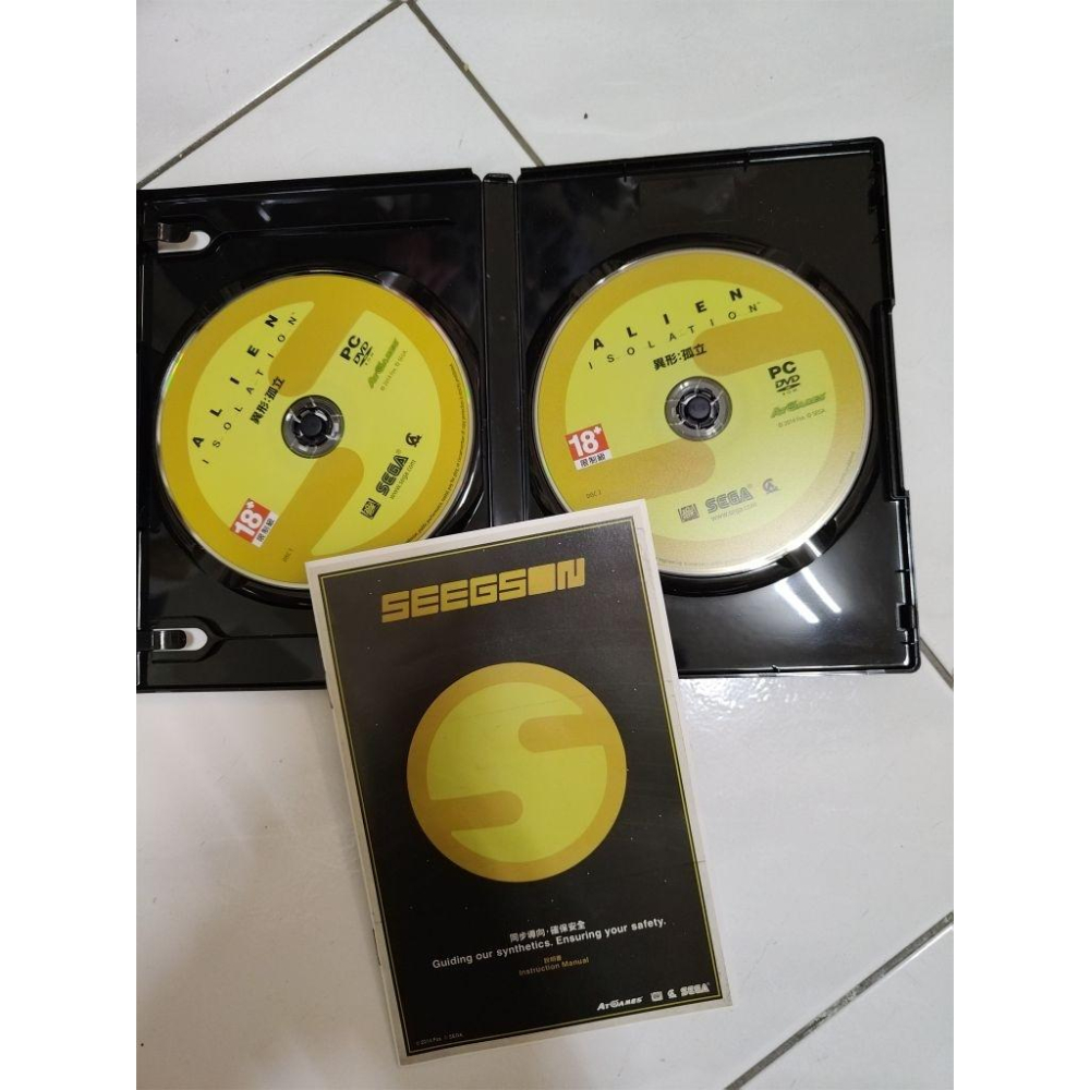 SEGA  電玩  PC DVD 版   限制級電玩    異形-孤立-細節圖2