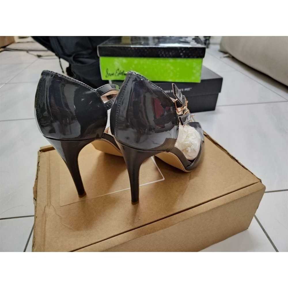 Journee Collection 高跟鞋 T字形扣帶 似華航空姐鞋 跟高10.5公分 U.S. 11號 適合44號穿-細節圖3