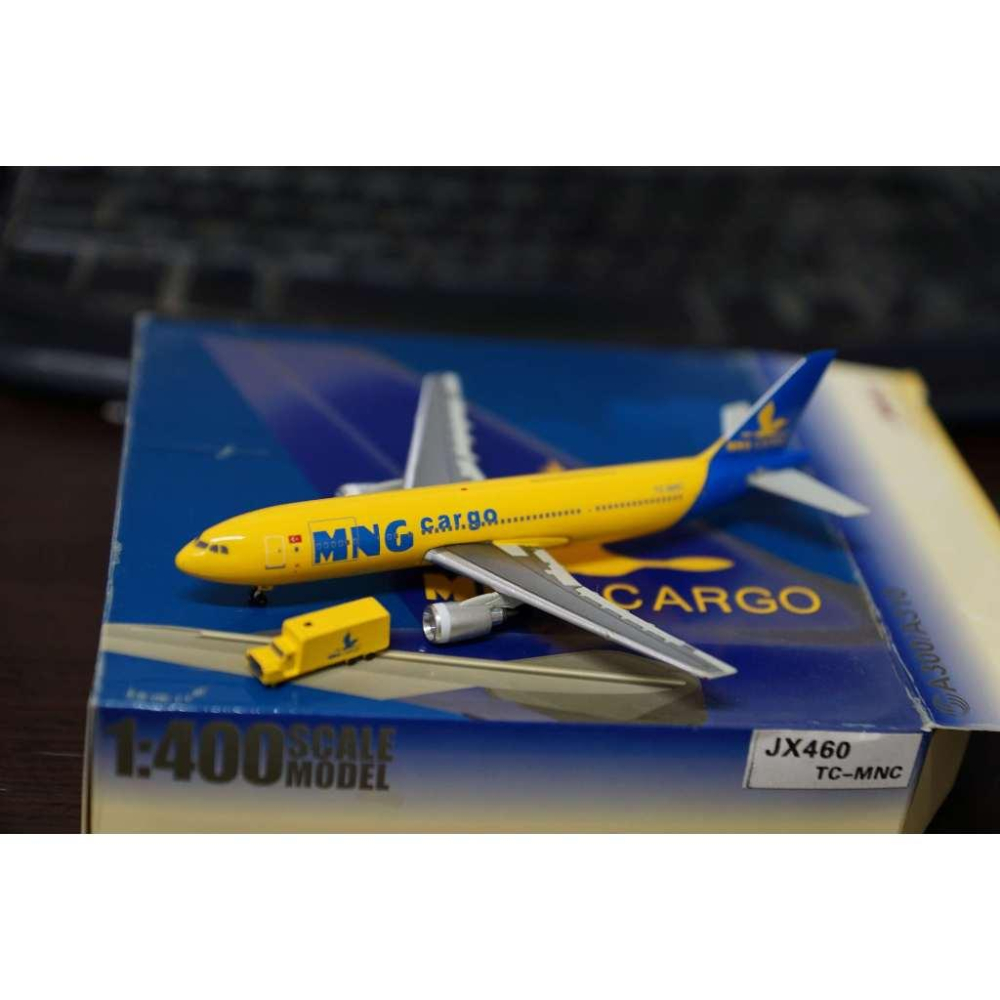 1:400 土耳其 MNG CARGO A300 B4 -200F TC-MNC JET-X製作 附卡車一台-細節圖2