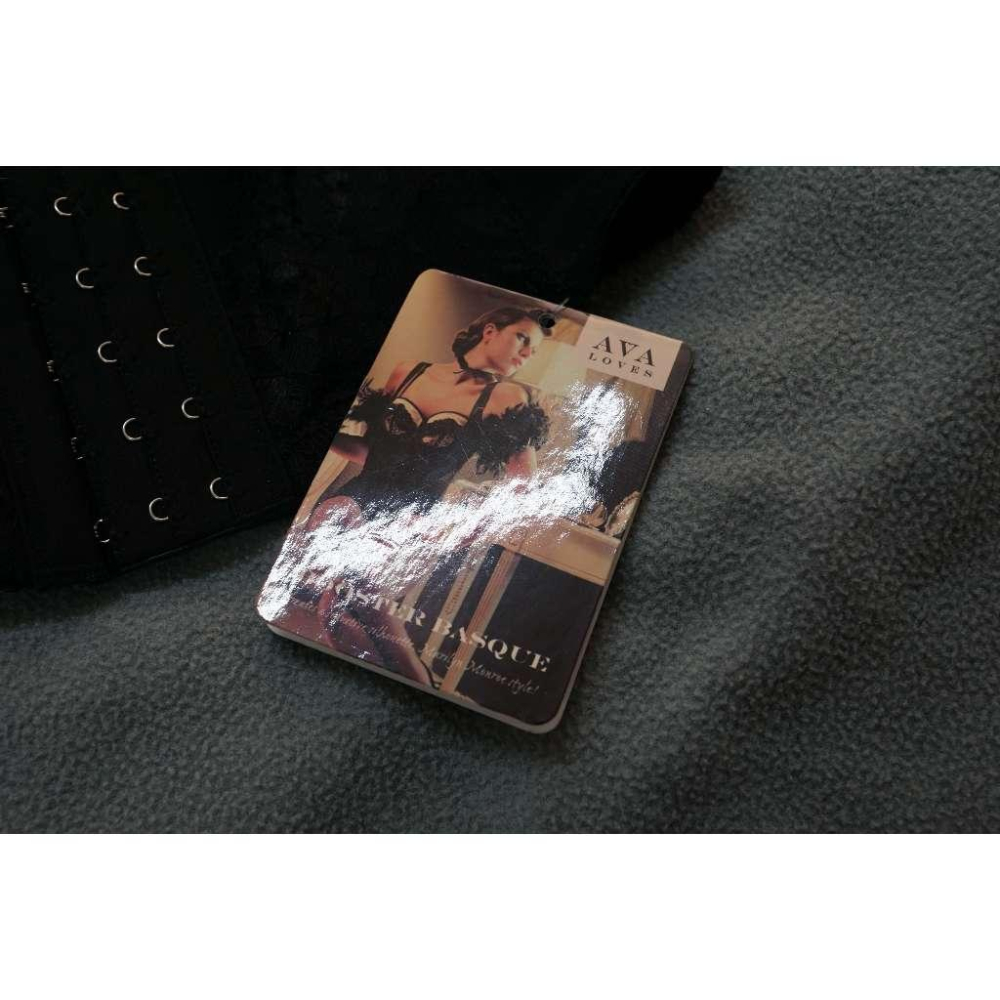 英國品牌 AVA LOVES   BOOSTER BASQUE 黑色 馬甲 塑身衣 m號-細節圖2