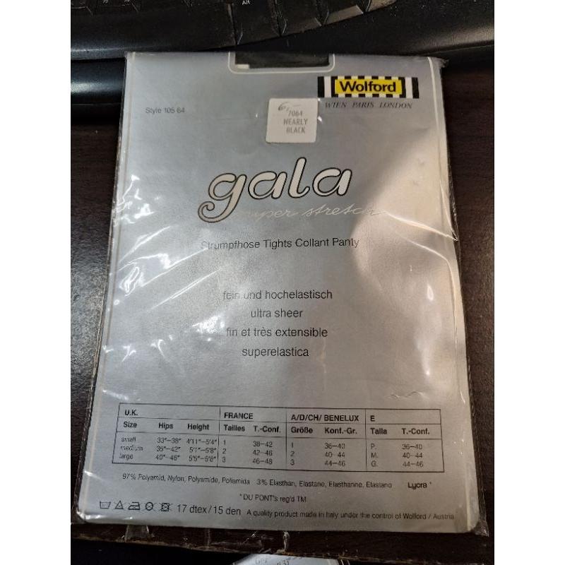 奧地利知名品牌 Wolford gala S small nearly black 淺黑色 絲襪 S號-細節圖2