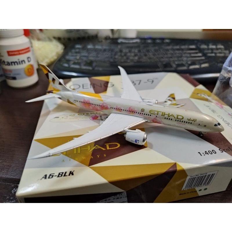 1:400  阿提哈德航空 Etihad Airways 787-9 A6-BLK  Phoenix製作-細節圖2
