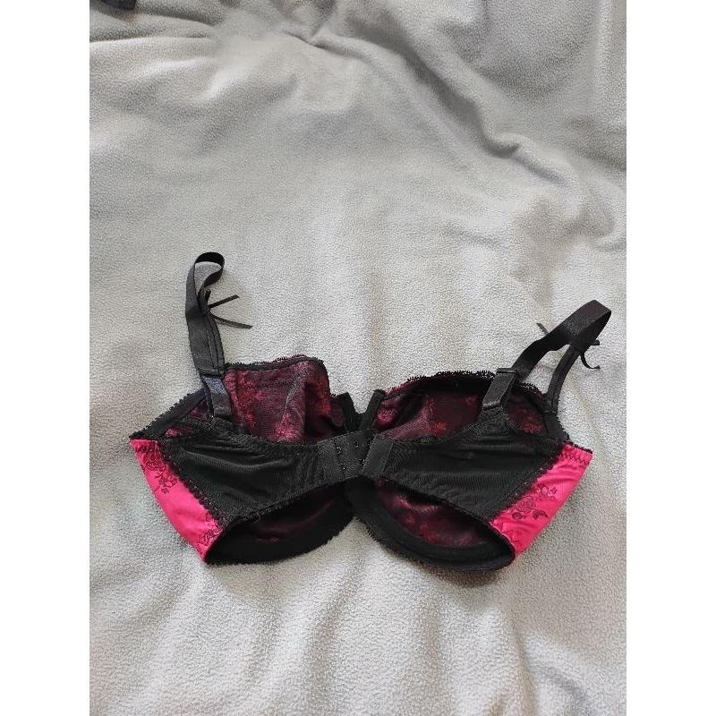 英國知名品牌 CAMILLE SATIN JACQUARD 胸罩 內衣-細節圖2
