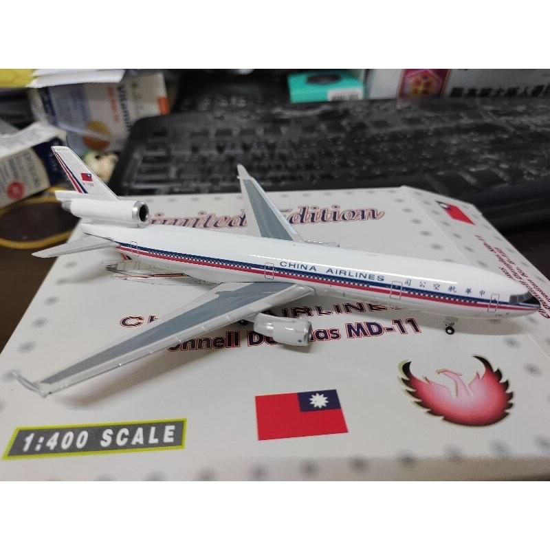 1:400  中華航空 China Airlines MD-11 B-153 國旗塗裝 Phoenix 製作-細節圖3
