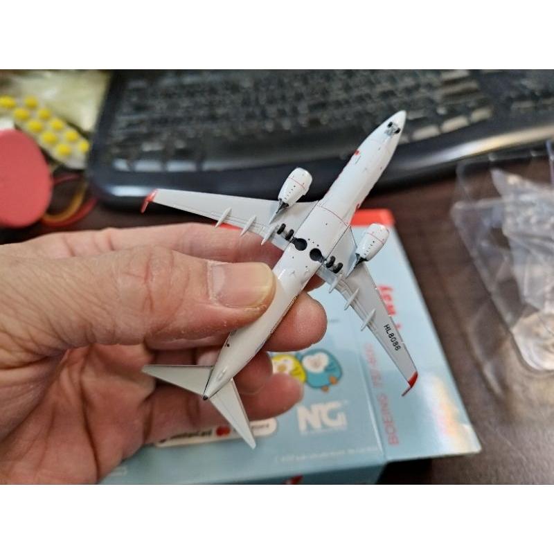 1:400  T＇Way Air 德威航空 737-800 Master Card彩繪機  HL8086 NG Mode-細節圖4