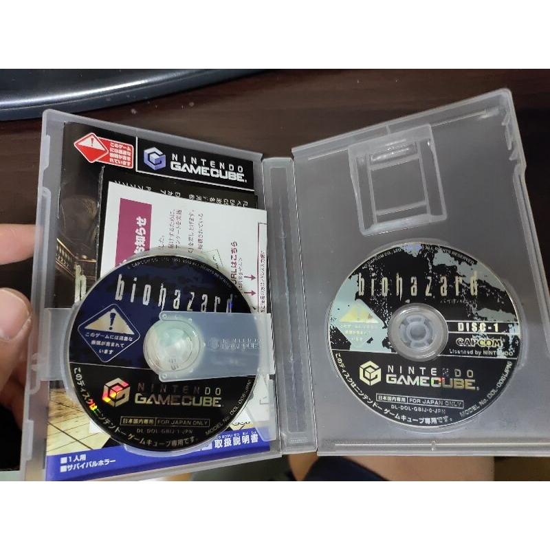 任天堂 game cube biohazard 惡靈古堡一代  洋館事件 重製版遊戲片-細節圖2