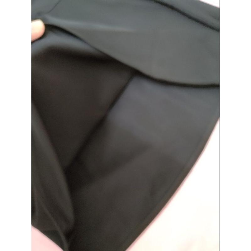 洋裝 透視白色上衣 搭配黑色裙子 優雅 2XL(70~75公斤)-細節圖5