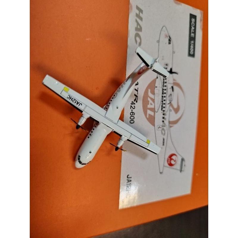 1:400 JAL旗下 北海道航空 Hokkaido Air System ATR-42 JA12HC JC Wings-細節圖3