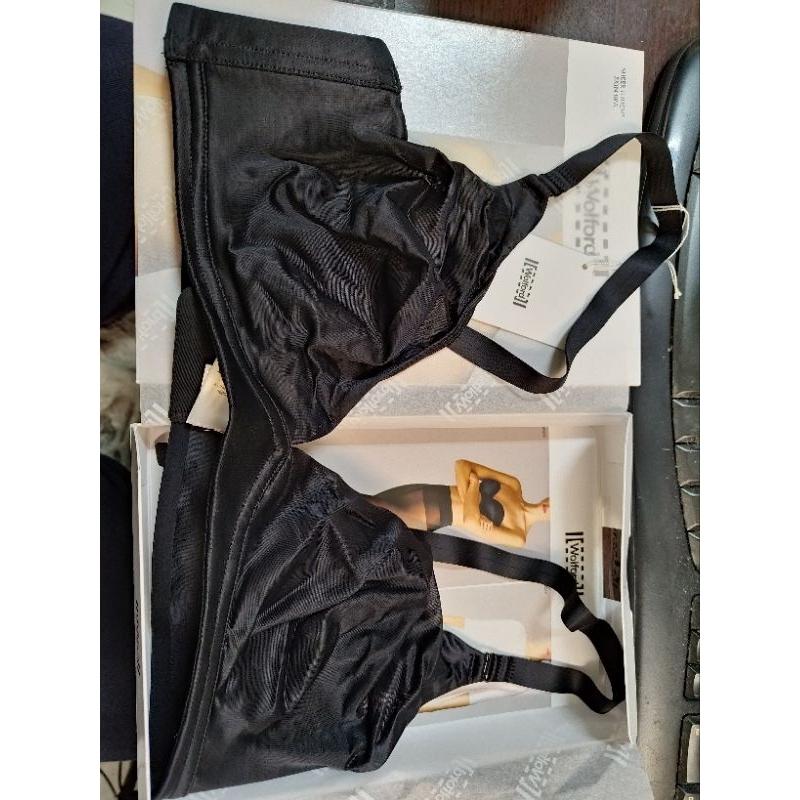 奧地利知名品牌 Wolford SHEER TOUCH SKIN BRA 80D 黑色 胸罩 內衣-細節圖2